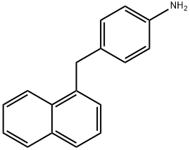 BENZENAMINE, 4-(1-NAPHTHALENYLMETHYL)- Struktur