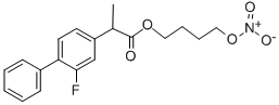 nitroflurbiprofen Structure