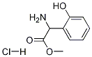 Benzeneacetic acid, a-aMino-2-hydroxy-, Methyl ester, hydrochloride Struktur