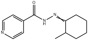 N'-(2-Methylcyclohexylidene)isonicotinic hydrazide Struktur