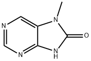 8H-Purin-8-one, 7,9-dihydro-7-methyl- (9CI) Struktur