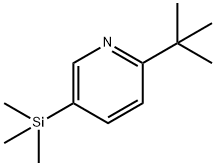 Pyridine, 2-(1,1-dimethylethyl)-5-(trimethylsilyl)- (9CI) Struktur