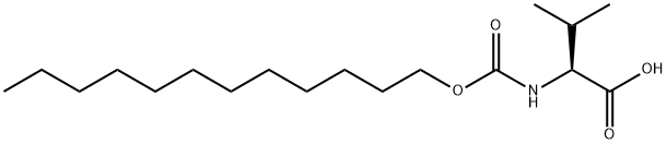 N-dodecoxycarbonylvaline Struktur