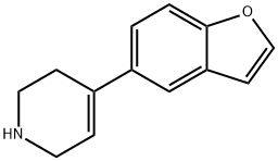 4-(5-BENZOFURANYL)-1,2,3,6-TETRAHYDROPYRIDINE Struktur