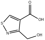 4-Isothiazolecarboxylic acid, 3-(hydroxymethyl)- (8CI) Struktur