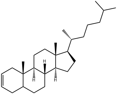 CHOLEST-2-ENE Struktur