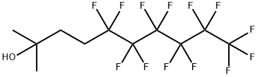 4-(PERFLUOROOCTYL)-2-METHYL-2-BUTANOL Struktur