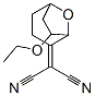 Propanedinitrile, (7-ethoxy-8-oxabicyclo[3.2.1]oct-2-ylidene)-, exo- (9CI) Struktur