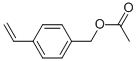 4-VINYLBENZYL ACETATE Struktur