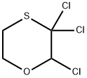 2,3,3-Trichloro-1,4-oxathiane Struktur