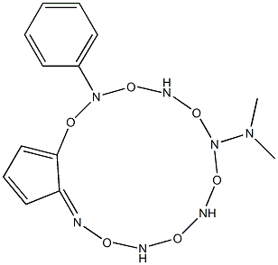 N,N-Dimethyl-2-phenyl-6H-cycloheptoxazol-6-amine Struktur