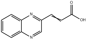 3-QUINOXALIN-2-YL-ACRYLIC ACID Struktur