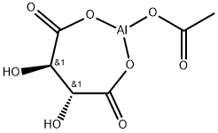 Aluminum acetotartrate Struktur