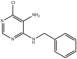 N4-benzyl-6-chloropyrimidine-4,5-diamine Struktur