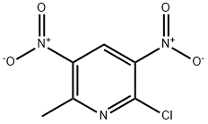 2-CHLORO-6-METHYL-3,5-DINITROPYRIDINE Struktur