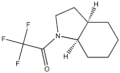 1H-Indole, octahydro-1-(trifluoroacetyl)-, cis-(-)- (9CI) Struktur