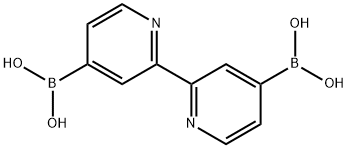 Boronic acid, [2,2'-bipyridine]-4,4'-diylbis- Struktur