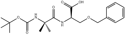 N-2-(3-BENZYLOXY PRIOPIONIC ACID)-2-(N-T-BUTOXYCAR Struktur