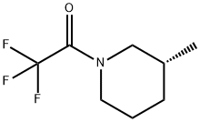 Piperidine, 3-methyl-1-(trifluoroacetyl)-, (R)- (9CI) Struktur