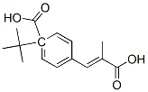 Benzoic acid, 4-(2-carboxy-1-propenyl)-, 1-(1,1-dimethylethyl) ester, (E)- (9CI) Struktur