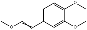 Benzene, 1,2-diMethoxy-4-(2-Methoxyethenyl)- Struktur