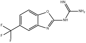 (5-(TRIFLUOROMETHYL)BENZO[D]OXAZOL-2-YL)GUANIDINE Struktur