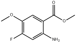 Methyl 2-aMino-4-fluoro-5-Methoxybenzoate Struktur