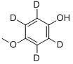 4-METHOXYPHENOL-2,3,5,6-D4 Struktur