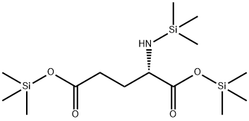 N-(Trimethylsilyl)-L-glutamic acid bis(trimethylsilyl) ester Struktur