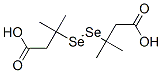 3,3'-Diselenobis(3-methylbutyric acid) Struktur