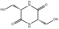 2,5-Piperazinedione,3,6-bis(hydroxymethyl)-,cis-(8CI,9CI) Struktur