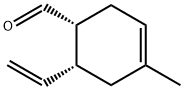 3-Cyclohexene-1-carboxaldehyde, 6-ethenyl-4-methyl-, (1R-cis)- (9CI) Struktur