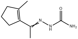 Hydrazinecarboxamide, 2-[1-(2-methyl-1-cyclopenten-1-yl)ethylidene]- Struktur