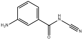 Benzamide, 3-amino-N-cyano- (9CI) Struktur