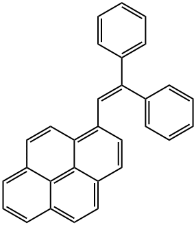 1-(2,2-DIPHENYLETHEN-1-YL)PYRENE Struktur