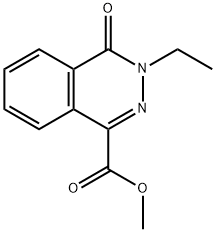 3-ETHYL-4-OXO-3,4-DIHYDRO-PHTHALAZINE-1-CARBOXYLIC ACID METHYL ESTER Struktur