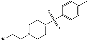 2-{4-[(4-methylphenyl)sulfonyl]piperazino}-1-ethanol Struktur