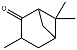 3,6,6-TRIMETHYLBICYCLO-3,1,1-HEPTAN-2-ONE Struktur