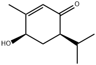 2-Cyclohexen-1-one,4-hydroxy-3-methyl-6-(1-methylethyl)-,(4R,6R)-(9CI) Struktur