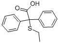 2-ETHYLTHIO-2,2-DIPHENYLACETIC ACID price.