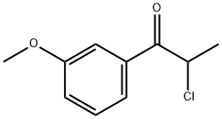 1-Propanone, 2-chloro-1-(3-methoxyphenyl)- (9CI) Struktur