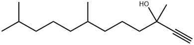 3,7,11-trimethyldodecyn-3-ol  Struktur