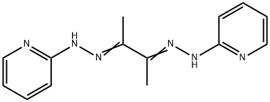 2,3-Butanedione bis[(pyridin-2-yl)hydrazone] Struktur