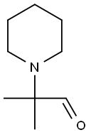 2-METHYL-2-PIPERIDINOPROPANAL Struktur