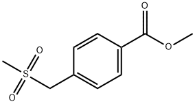 METHYL 4-(METHANESULFONYLMETHYL)BENZOATE Struktur