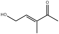 3-Penten-2-one, 5-hydroxy-3-methyl-, (3E)- (9CI) Struktur