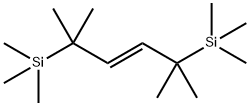 2,5-Dimethyl-2,5-bis(trimethylsilyl)hex-3-ene Struktur