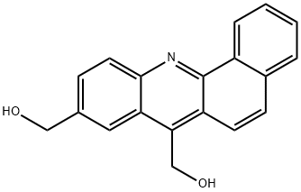 7,9-BIS-HYDROXYMETHYLBENZ[C]ACRIDINE Struktur