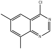 4-CHLORO-6,8-DIMETHYLQUINAZOLINE Struktur