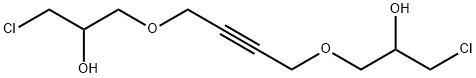 1,1'-[but-2-yne-1,4-diylbis(oxy)]bis[3-chloropropan-2-ol]  Struktur